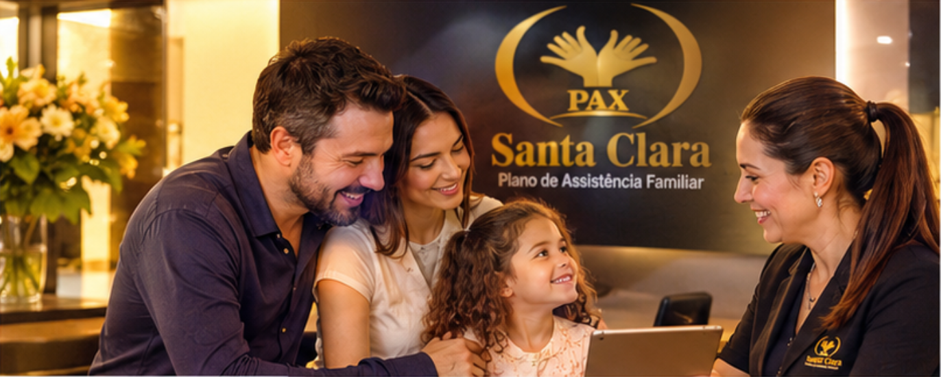 Família atendida por uma consultora PAX Santa Clara